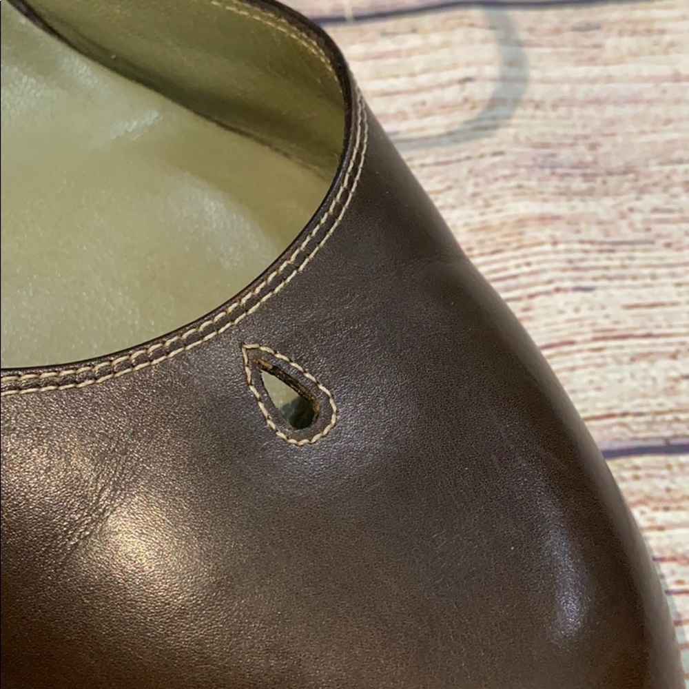 Cole Haan brown leather heels size 8.5 - Picture 6 of 7